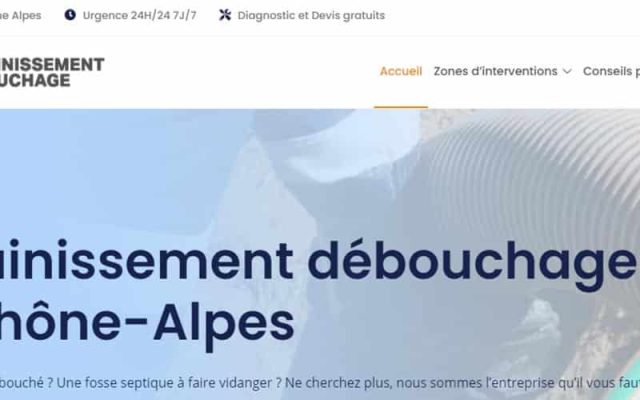 Assainissement débouchage
